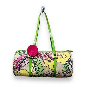 Rattan Womens Handbag Vintage Bakelite Colorful 1970s Philippines Retro